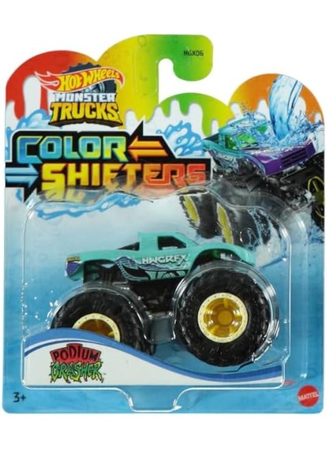 Hot Wheels 2022 - Monster Trucks - Podium Crasher - Color Shifters