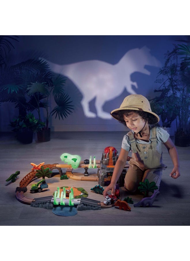 Hape Dino Railway Adventure Set (61 Pieces)