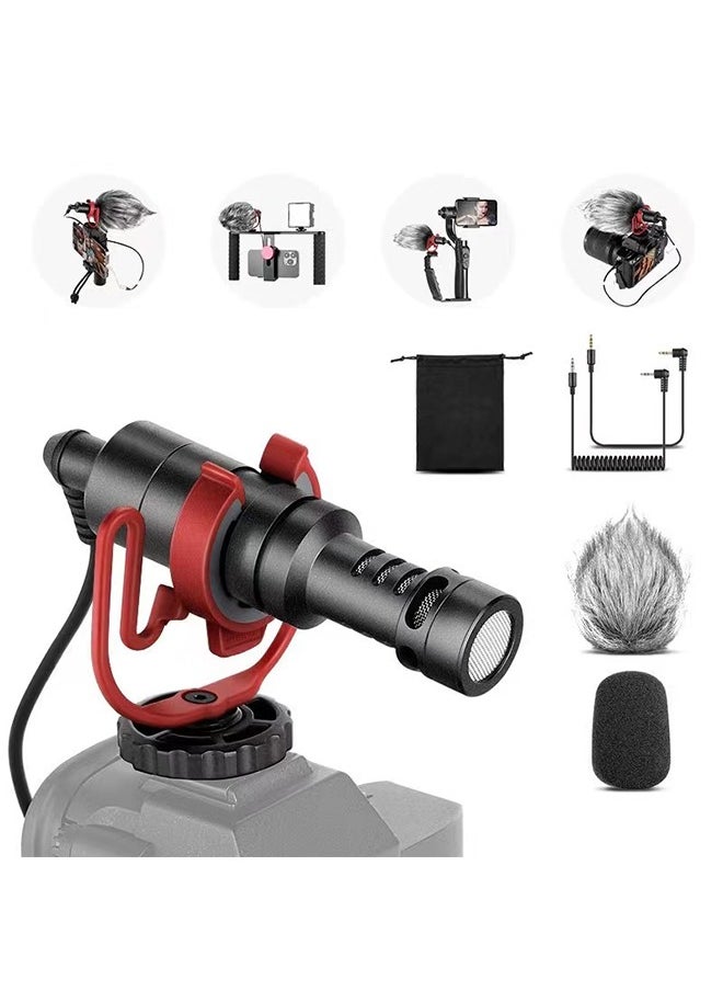 NEEWER CM14PRO Mini On Camera Microphone Kit Unidirectional Sound Capture Wide Compatibility