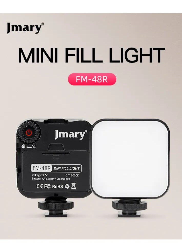 Jmary FM-48 Mini Portable Video Fill Light Black