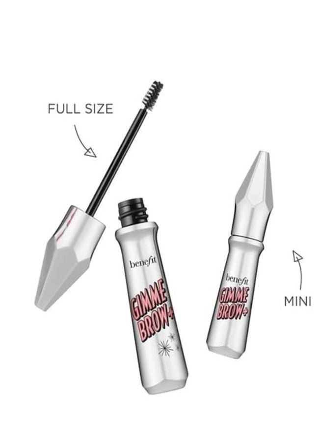 Benefit Gimme Brow+ Volumizing Fiber Gel 3g - Cool Grey: Tinted, Buildable Brow Gel for Natural-Looking Volume and Definition