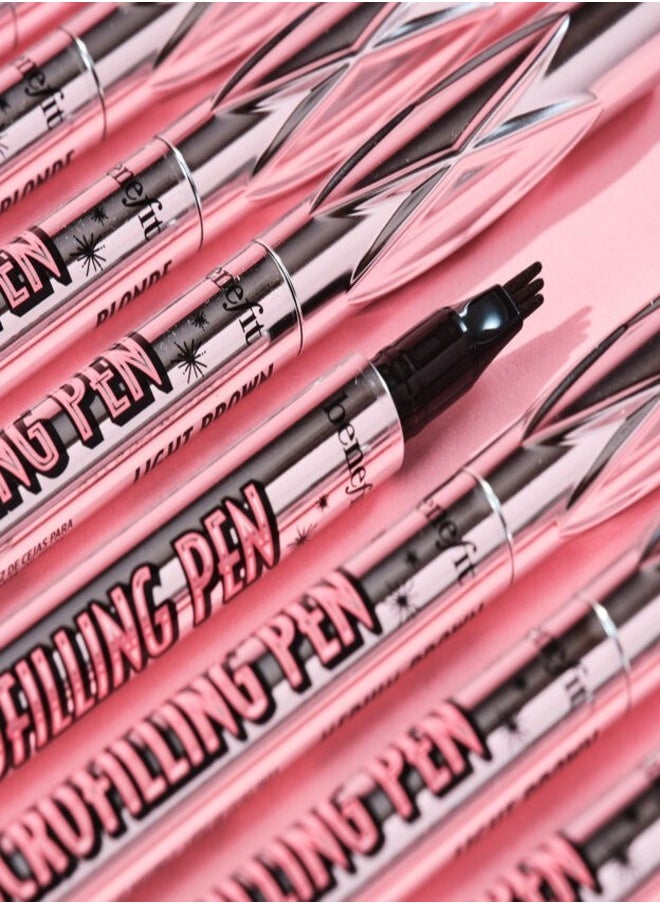 Benefit Brow Microfilling Pen 0.77g/0.02oz - #5 Deep Brown: Precision Pen for Natural-Looking, Hair-Like Strokes and Long-Lasting Definition