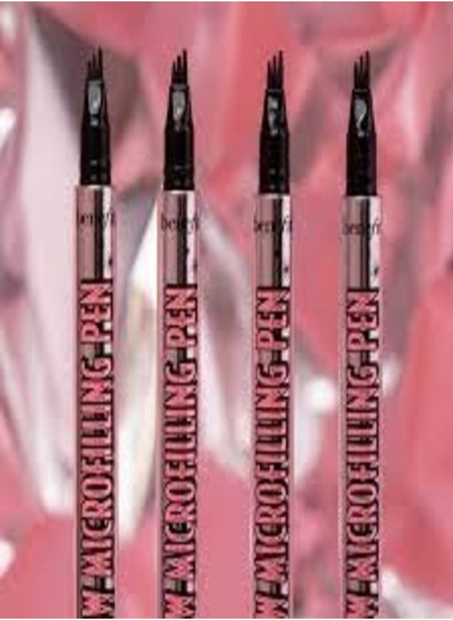 Benefit Brow Microfilling Pen 0.77g/0.02oz - #5 Deep Brown: Precision Pen for Natural-Looking, Hair-Like Strokes and Long-Lasting Definition