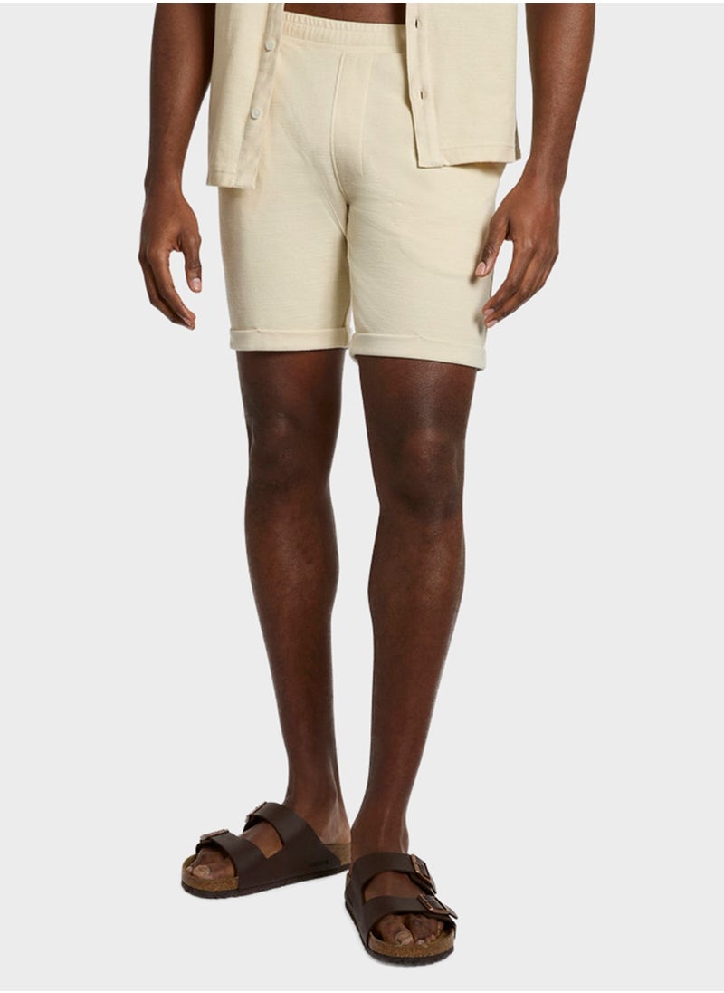 Men's Beige Cotton Shorts for Effortless Style & Comfort – Perfect for Everyday Casual Wear