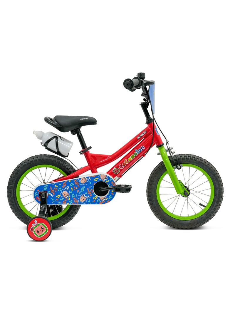 Mogoo - Cocomelon Beats Kids Bike - 14 Inch - Red