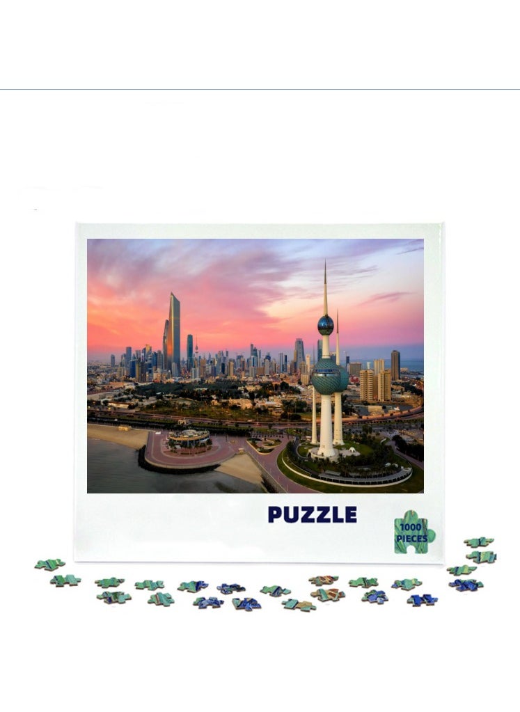 1000-Piece Scenic Puzzle for Home Décor and Relaxation