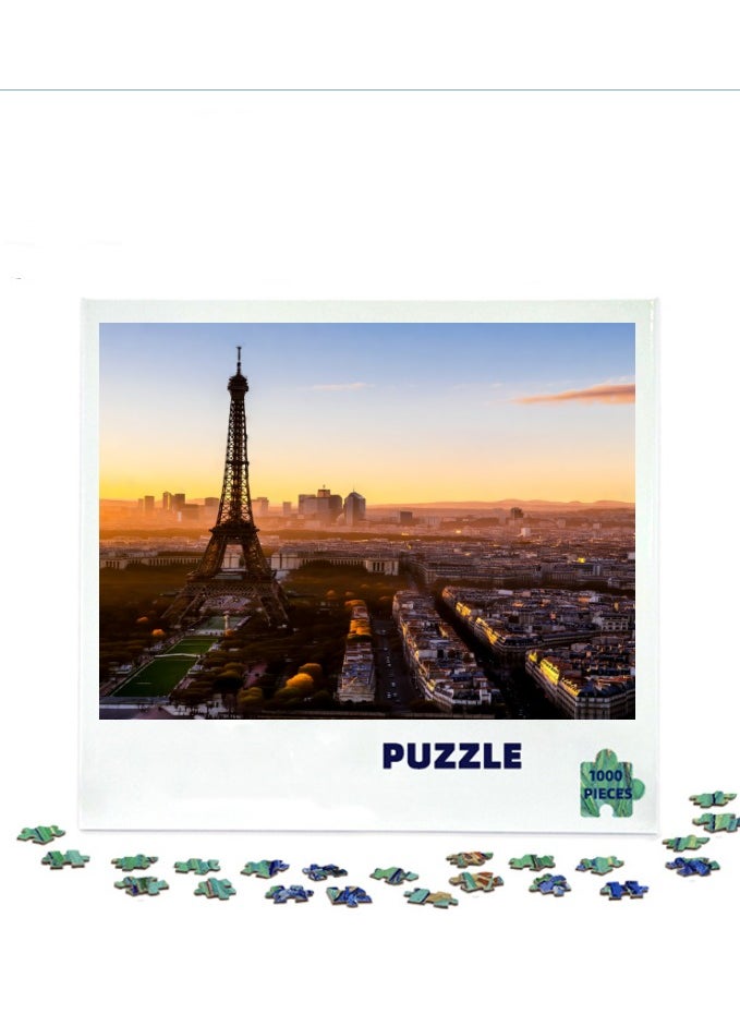 1000-Piece Scenic Puzzle for Home Décor and Leisure Fun