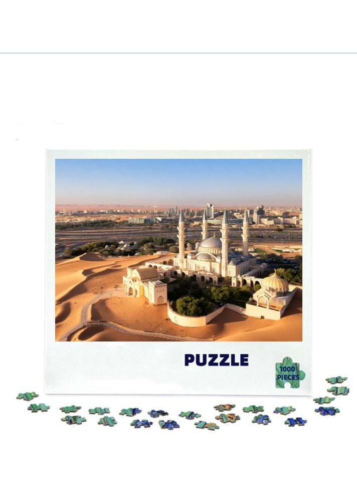 1000-Piece Scenic Puzzle for Home Decor and Leisure Activities