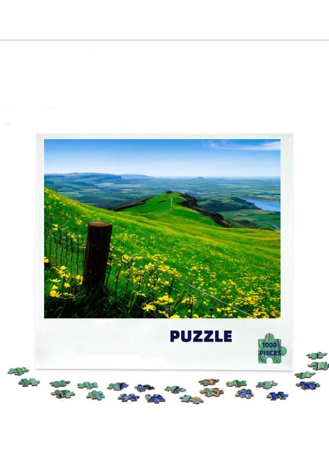 1000-Piece Scenic Puzzle for Home Decor and Leisure Fun