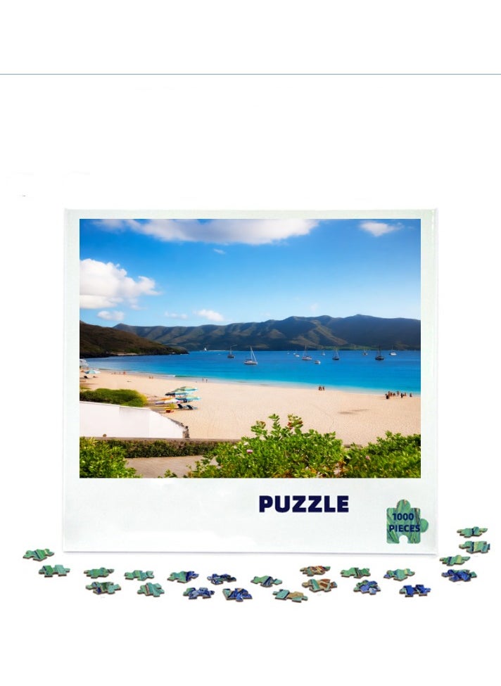 1000-Piece Scenic Puzzle for Home Decor - Fun and Relaxing Jigsaw Game