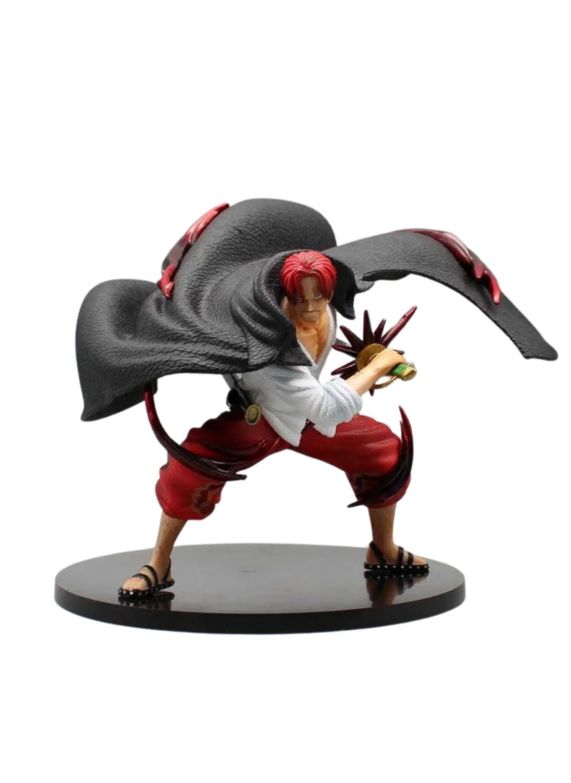 Shanks Figure Yonko PVC Action Figure - High Quality One Piece Collectible Statue - Premium PVC Shanks Figure - Limited Edition Yonko Figure for Fans & Collectors