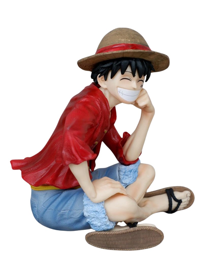 Straw Hat Luffy PVC Action Figure - High Quality One Piece Collectible Statue - Premium PVC Figure - Limited Edition Luffy Figure for Fans & Collectors