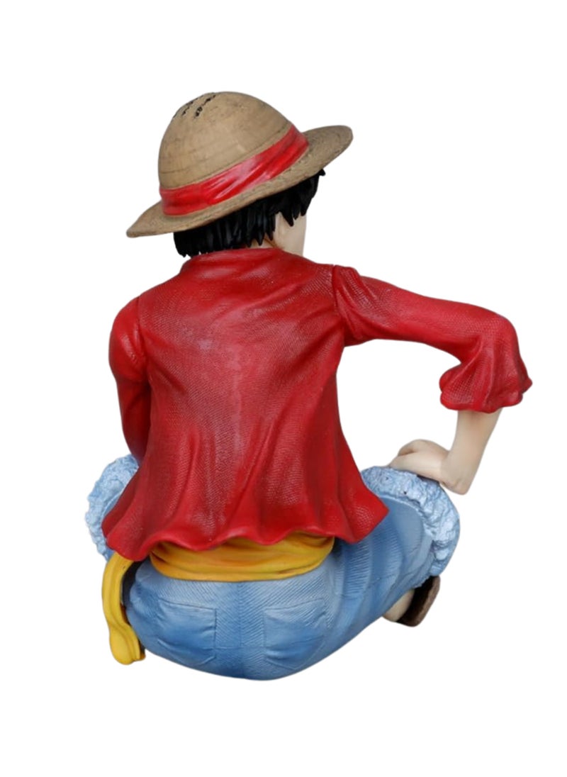 Straw Hat Luffy PVC Action Figure - High Quality One Piece Collectible Statue - Premium PVC Figure - Limited Edition Luffy Figure for Fans & Collectors