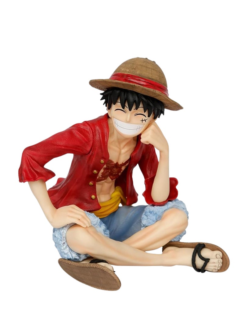 Straw Hat Luffy PVC Action Figure - High Quality One Piece Collectible Statue - Premium PVC Figure - Limited Edition Luffy Figure for Fans & Collectors