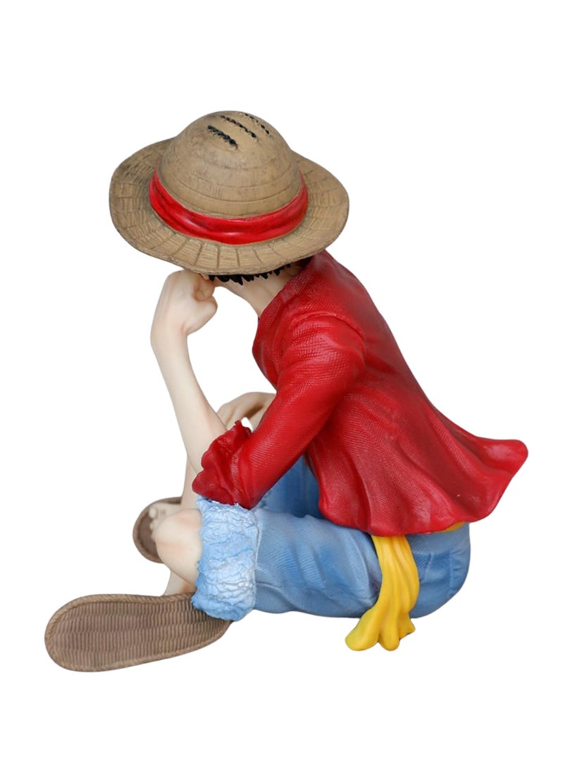 Straw Hat Luffy PVC Action Figure - High Quality One Piece Collectible Statue - Premium PVC Figure - Limited Edition Luffy Figure for Fans & Collectors