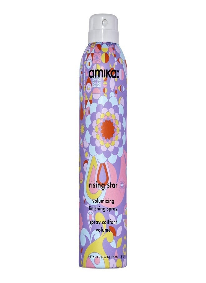 AMIKA Rising Star Volumizing Finishing Spray 185ml - Lightweight, Long-Lasting Volume and Texture Spray for All Hair Types