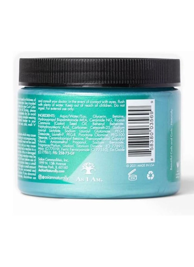 Curl Color - Minty Mermaid - 6 ounce - Color and Curling Gel - Temporary Color