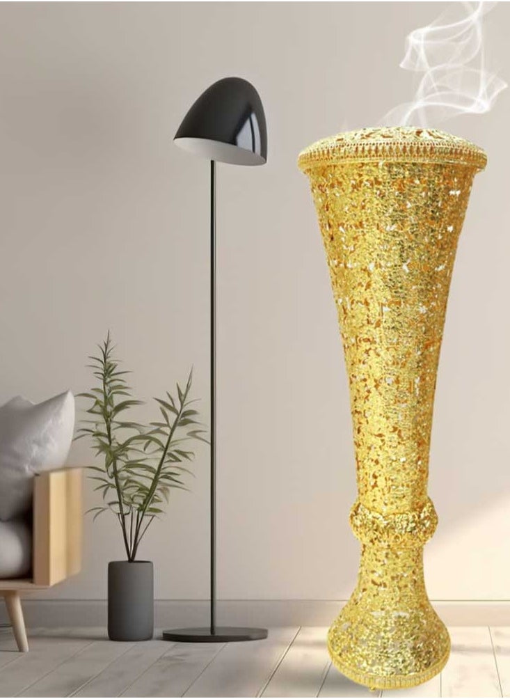 High Quality Large Oud Burner 100 cm Tall Incense Mabkhara for Home Fragrance and Decore