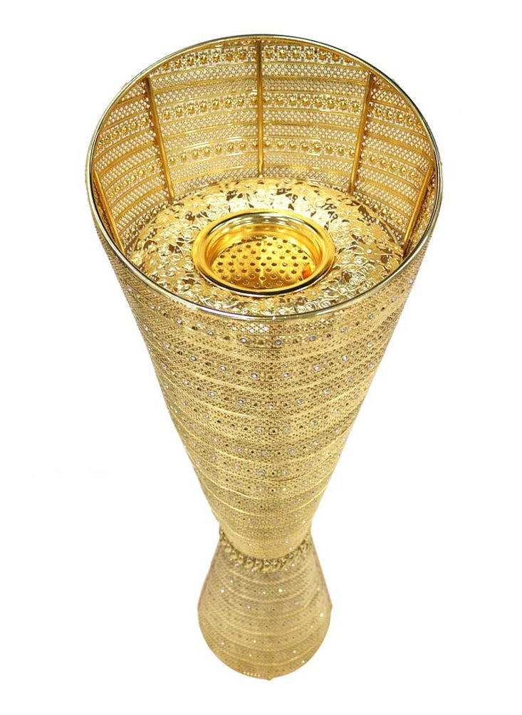 High Quality Large Oud Burner 100 cm Tall Incense Mabkhara for Home Fragrance and Decore