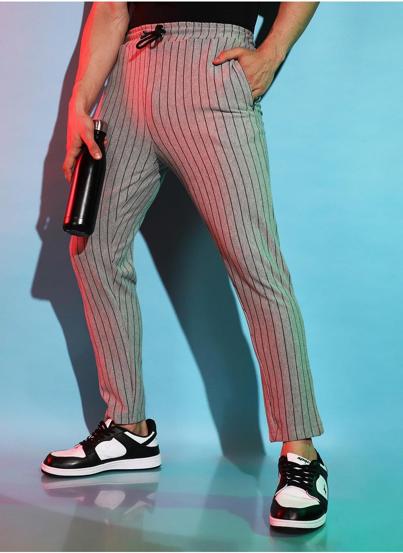 Pinstriped Trackpants