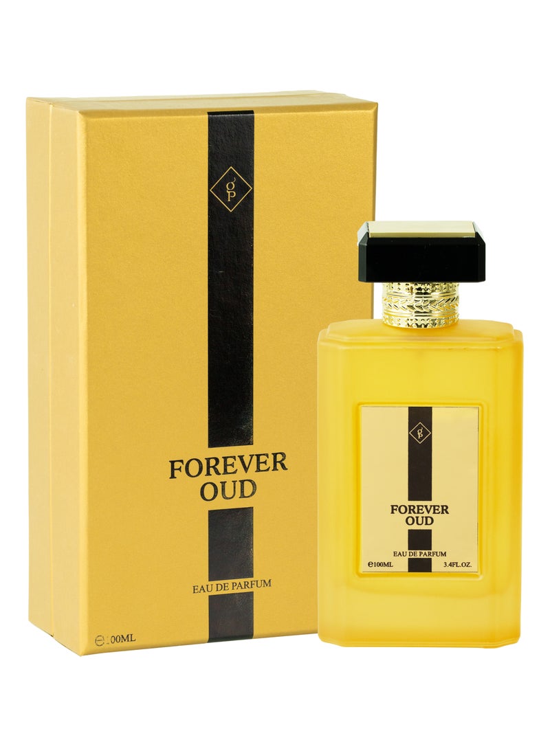 Forever Oud Eau de Parfum, 100ml, Luxury Fragrance with Gold Accents, Elegant Gift Box