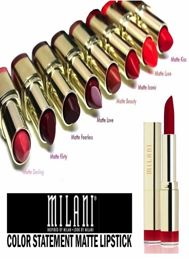 Milani Color Statement Lipstick - 91 Perfect Peach - Bold & Moisturizing Formula 4g