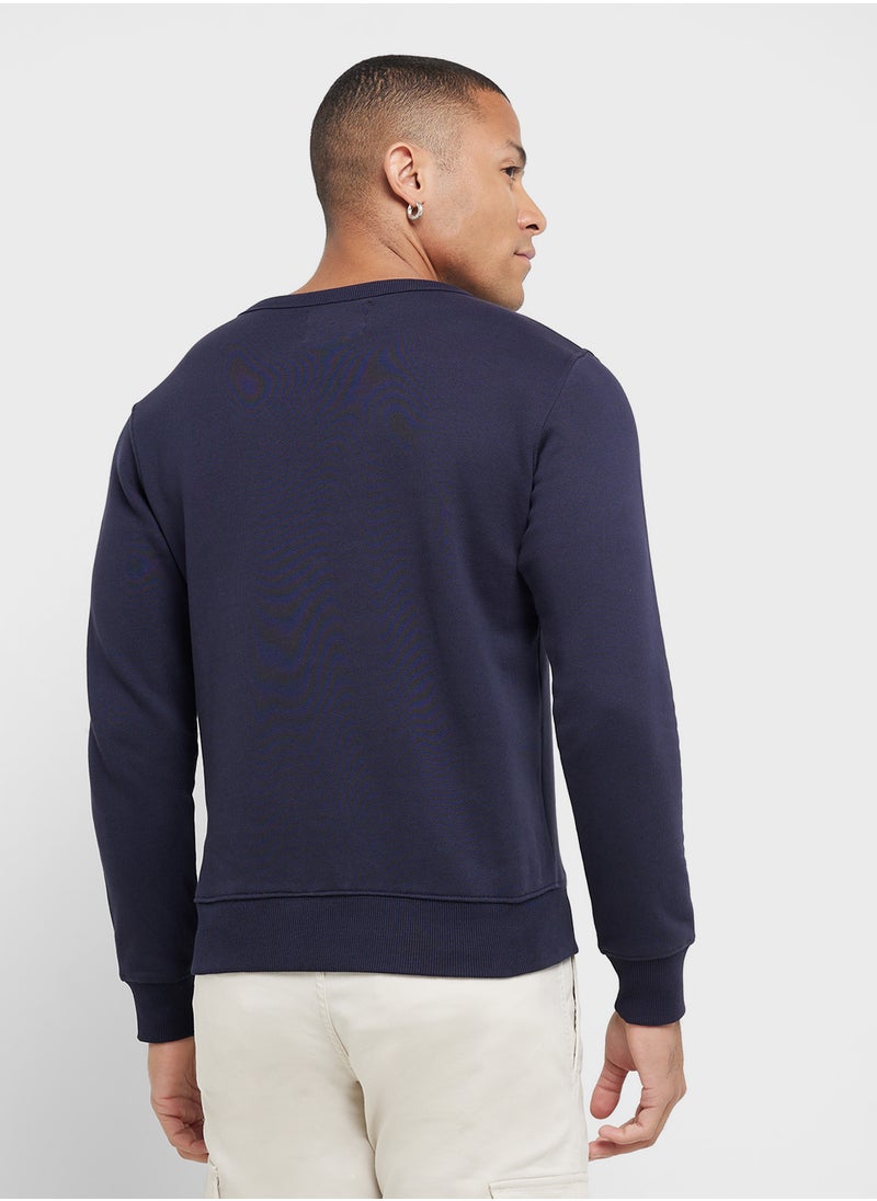 Graphic Crew Neck Sweatshirt