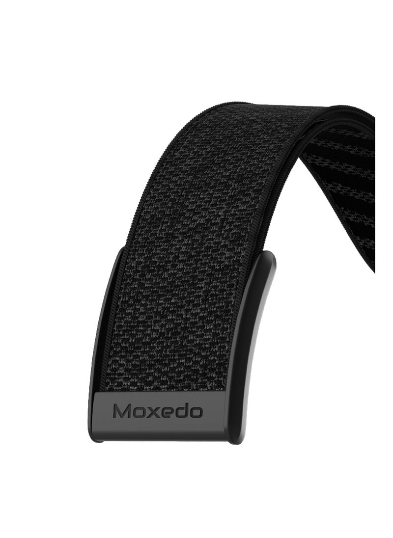 Moxedo Fit-Weave Nylon Braided Band - Black