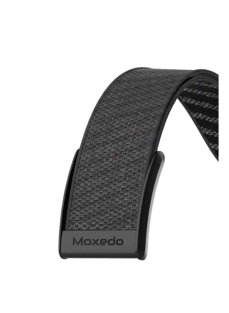 Moxedo Fit-Weave Nylon Braided Band - Gray Black