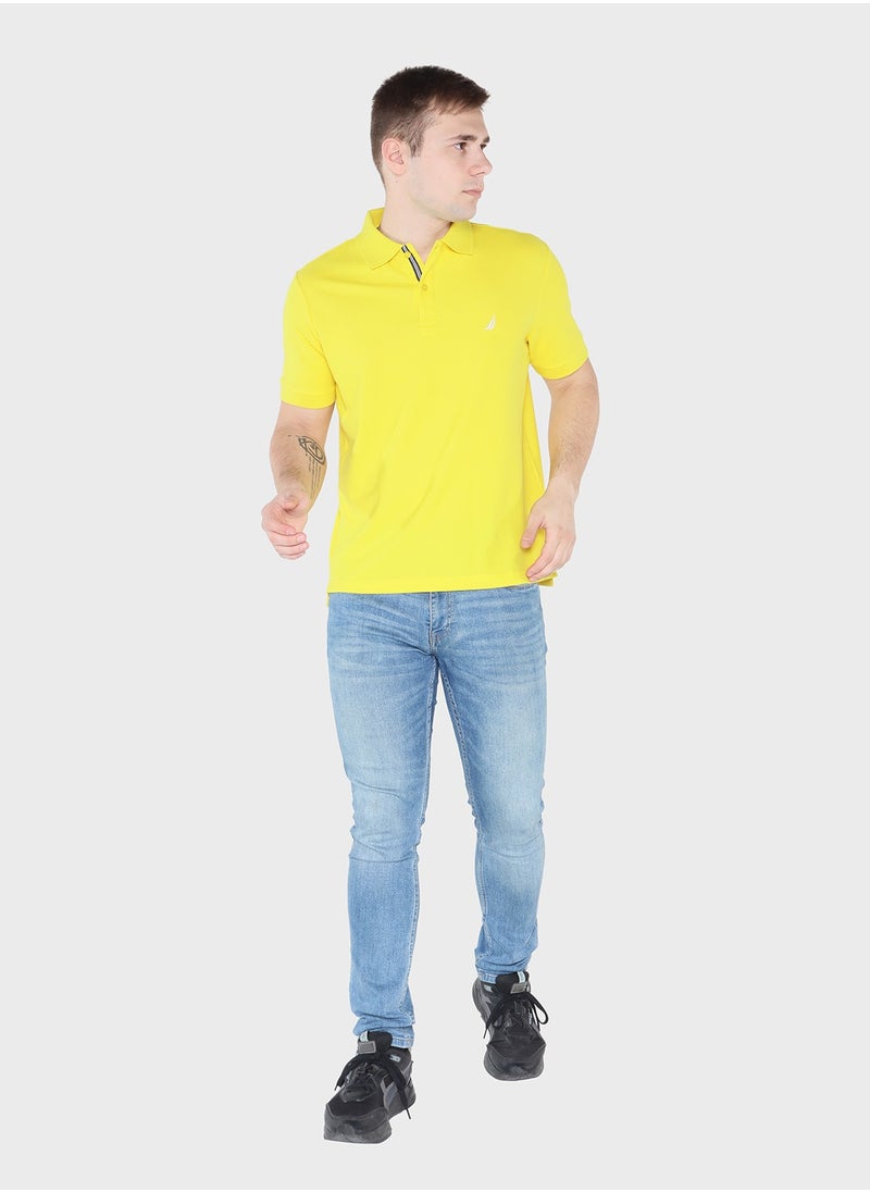 Classic Men's Cotton Yellow Polo Shirt – Stylish, and Comfortable for Everyday Wear!