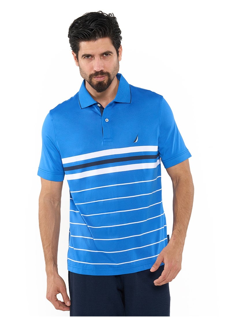 Striped Relaxed Dry-fit Polo Shirt