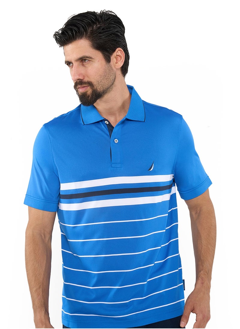 Striped Relaxed Dry-fit Polo Shirt