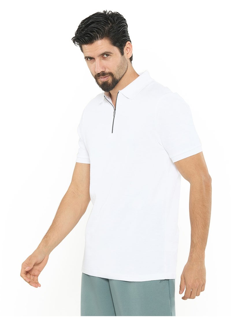 Slim Fit Premium Cotton Logo Polo Shirt