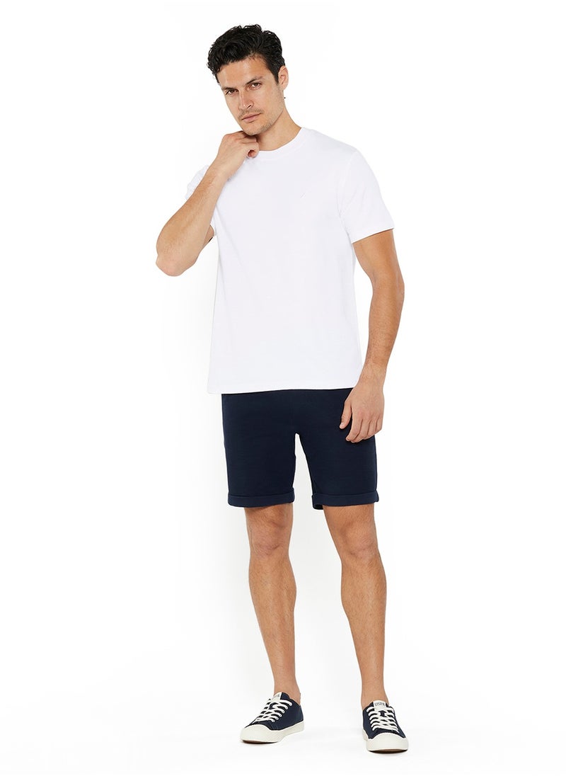 Essential Regular Fit Premium Cotton Logo Crew Neck T-shirt