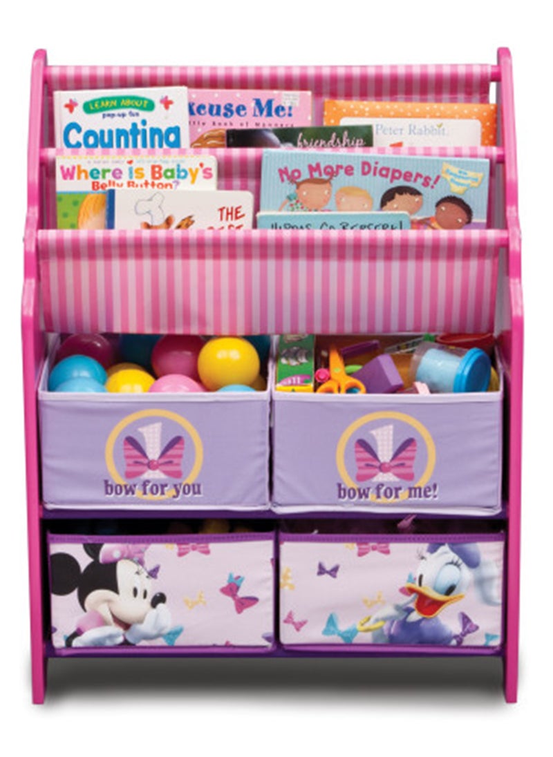 Minnie Mouse Book And Toy Organizer