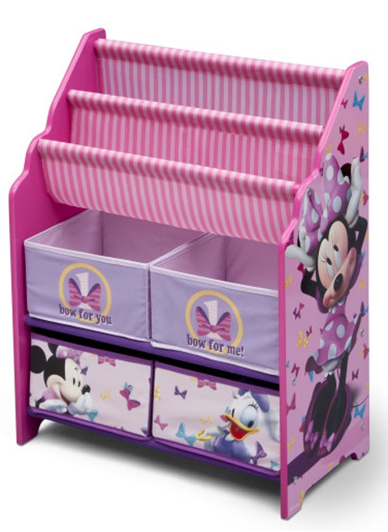 Minnie Mouse Book And Toy Organizer