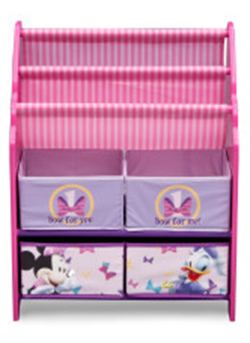 Minnie Mouse Book And Toy Organizer