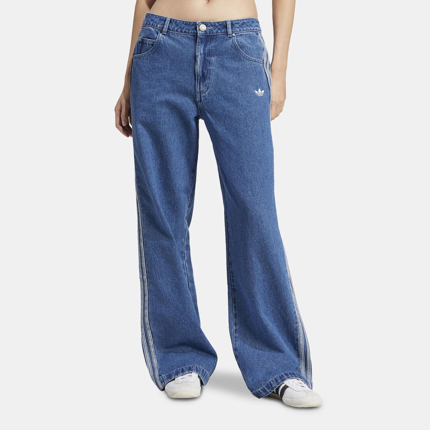 Women's Adicolor Denim 3-Stripes Track Pants