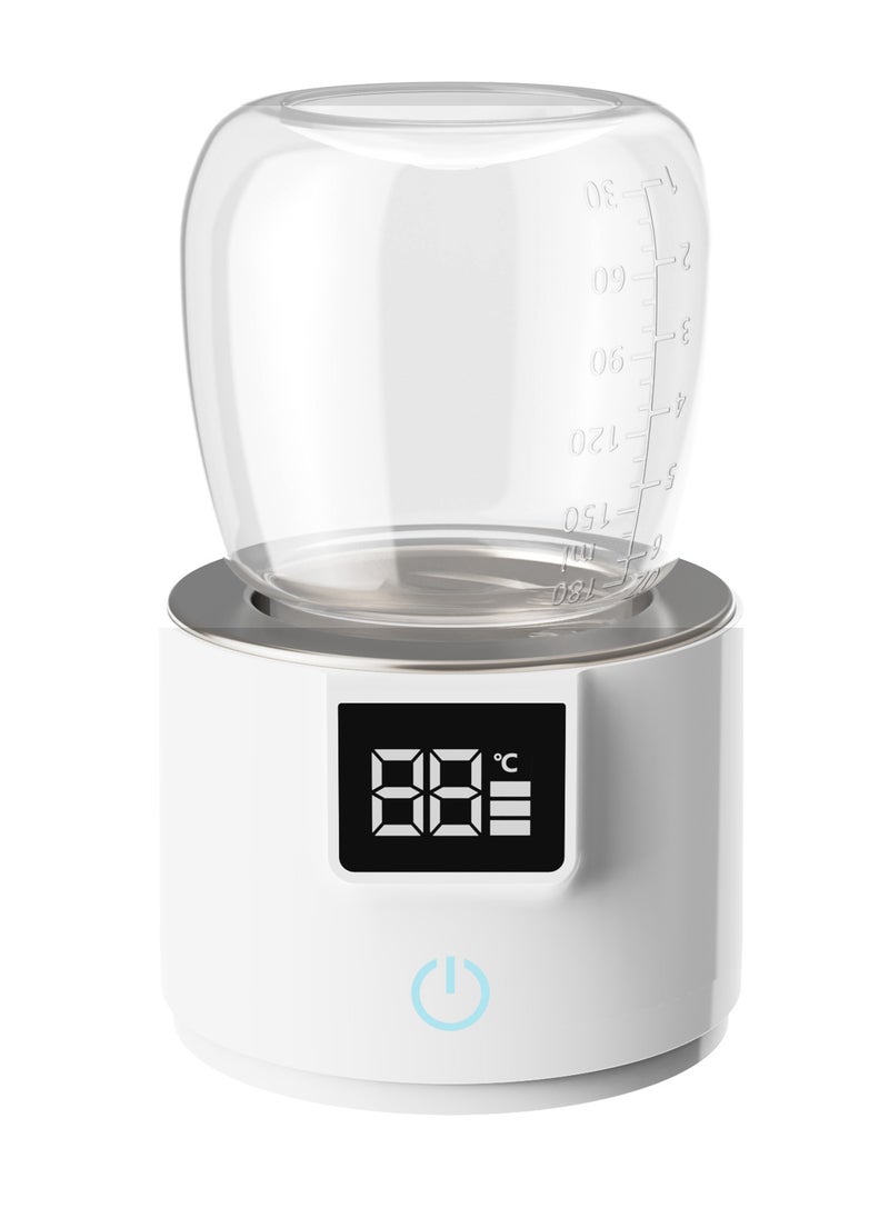 Portable Smart Baby Bottle Warmer Dual Function for Milk Heating and Thawing with Smart Temperature Control BPA Free