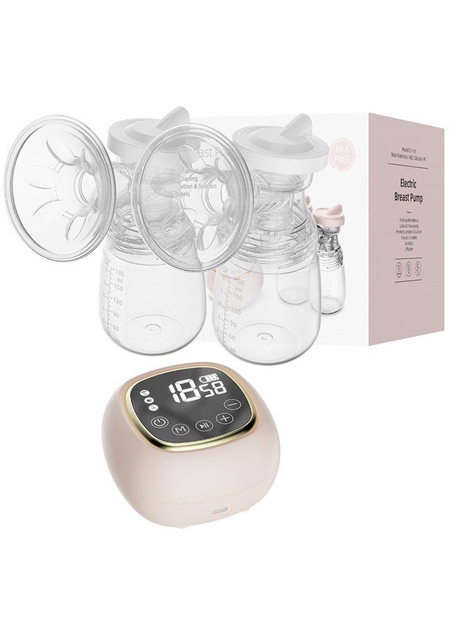 Automatic Hands Free Electric Double Breast Pump 3 Modes 9 Levels with Memory function Easy to Clean