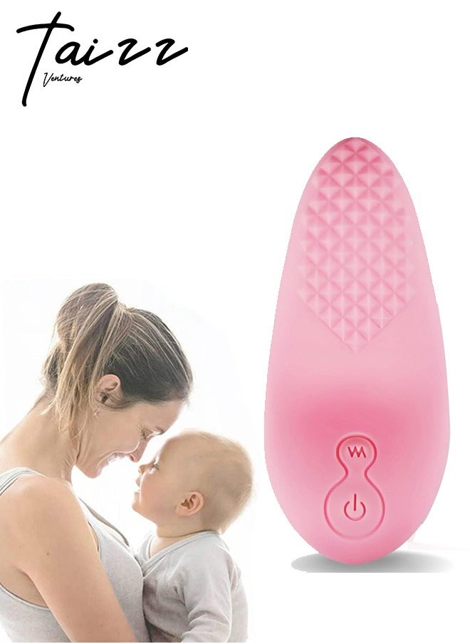 Lactation Massager Ultimate Comfort with Soft Silicone Lactation Breast Massager, Massage Machine, Breast Massager for Woman with 9 Vibrations, 3 Strengths - Ideal for Women's Wellness