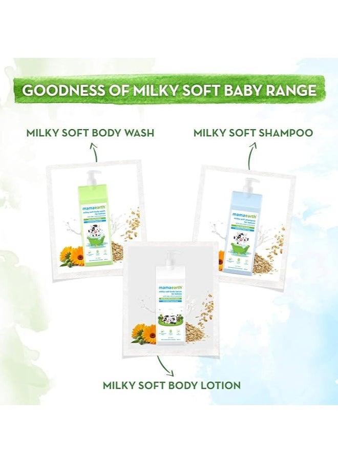 Milky Soft Body Wash for Babies with Oats, Milk and Calendula (400 ml)