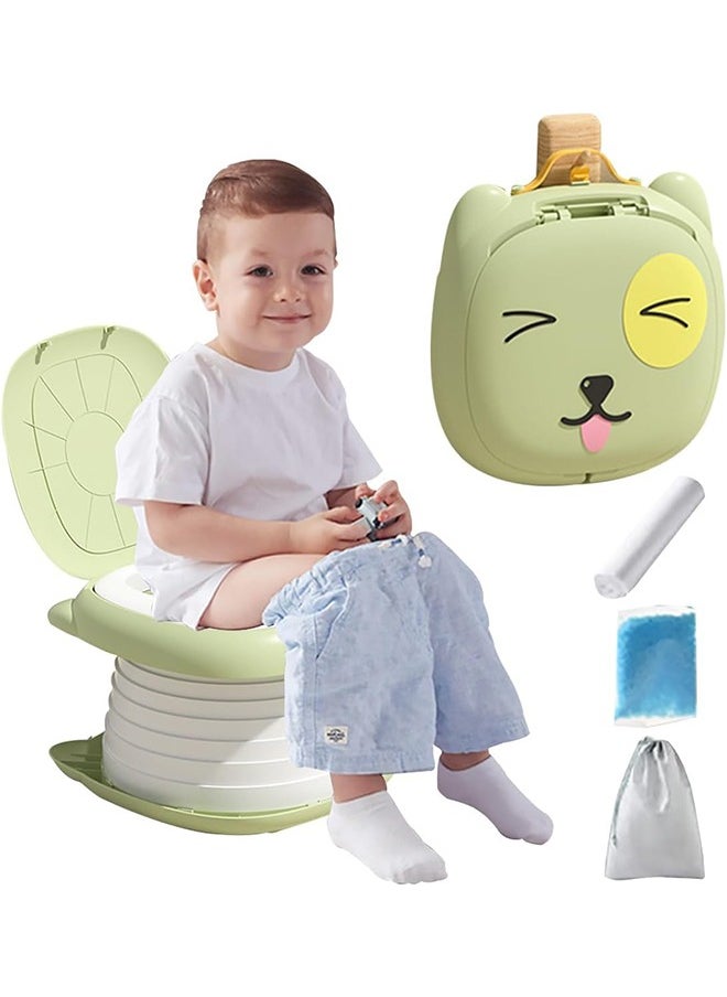 Portable Travel Potty for Toddler,Convenient Training Toilet for Baby,Folding Toilet for Car Camping Indoor Outdoor,Pottie for Kids,Training Toilet for Kids