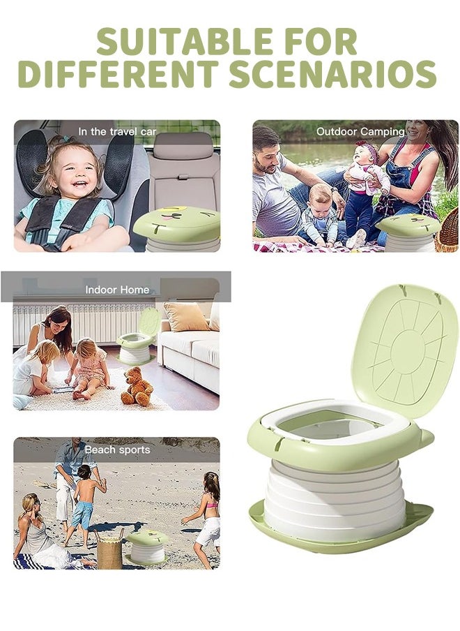 Portable Travel Potty for Toddler,Convenient Training Toilet for Baby,Folding Toilet for Car Camping Indoor Outdoor,Pottie for Kids,Training Toilet for Kids