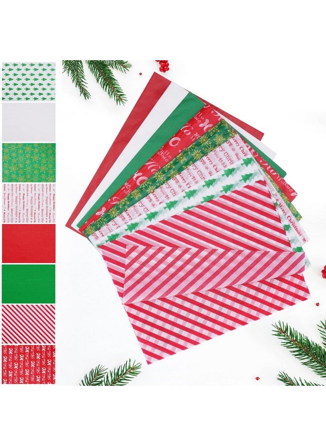 Tissue Paper For Gift Bags 110 Sheets 13.8'' X 19.7'' Christmas Tissue Paper For Gift Wrapping, 8 Different Designs Christmas Wrapping Paper Bulk For Diy Crafts Holiday Decor (110)