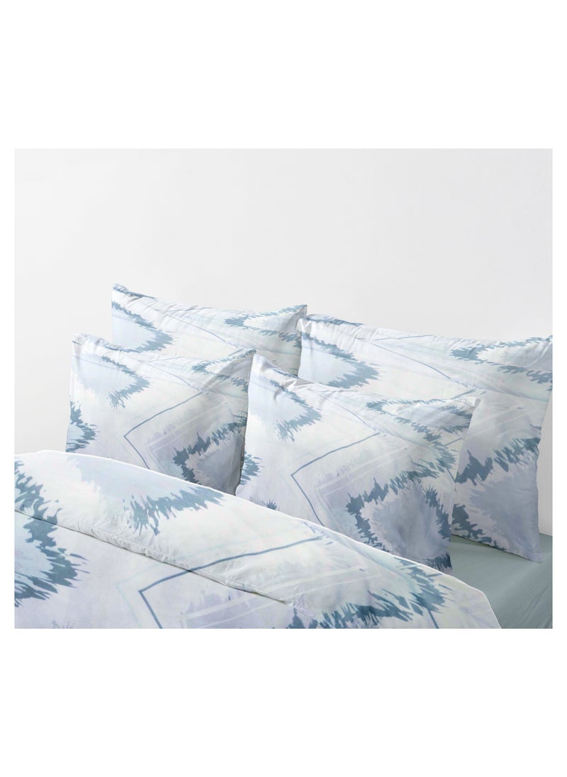 Ocean Breeze Bed Sheet Set - Without Filling- 6 Pcs - 4 Pillow Covers - 1 Bedsheet - 1 Duvet Cover         King Size:  Duvet Cover: 220*240cm Fitted Sheet: 200*200cm+30cm Pillow Cases: 50*75cm