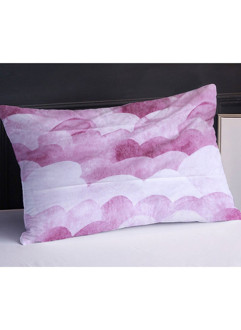 Cotton Candy Clouds Bed Sheet Set - Without Filling- 6 Pcs - 4 Pillow Covers - 1 Bedsheet - 1 Duvet Cover         King Size:  Duvet Cover: 220*240cm Fitted Sheet: 200*200cm+30cm Pillow Cases: 50*75cm