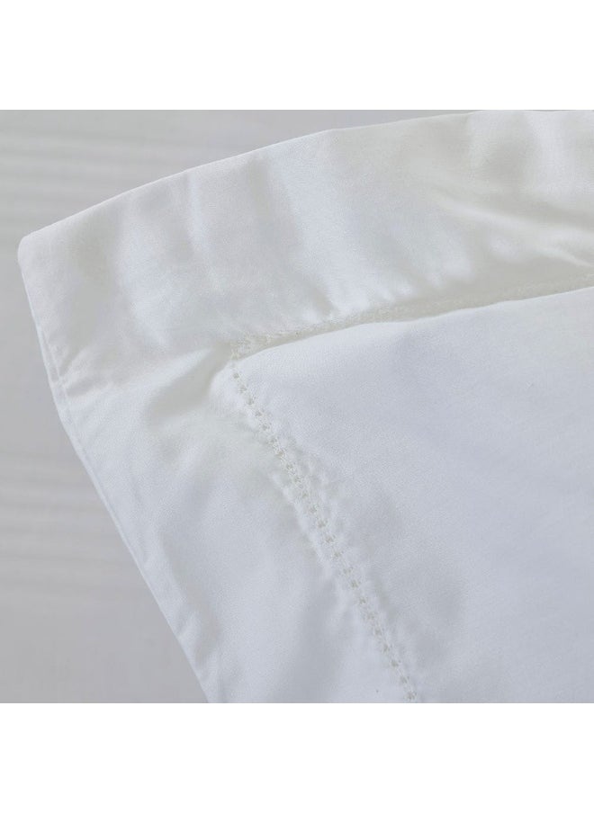 Luxury Egyptian Cotton 2- Pieces Pillowcase Set, White - 50X75Cm