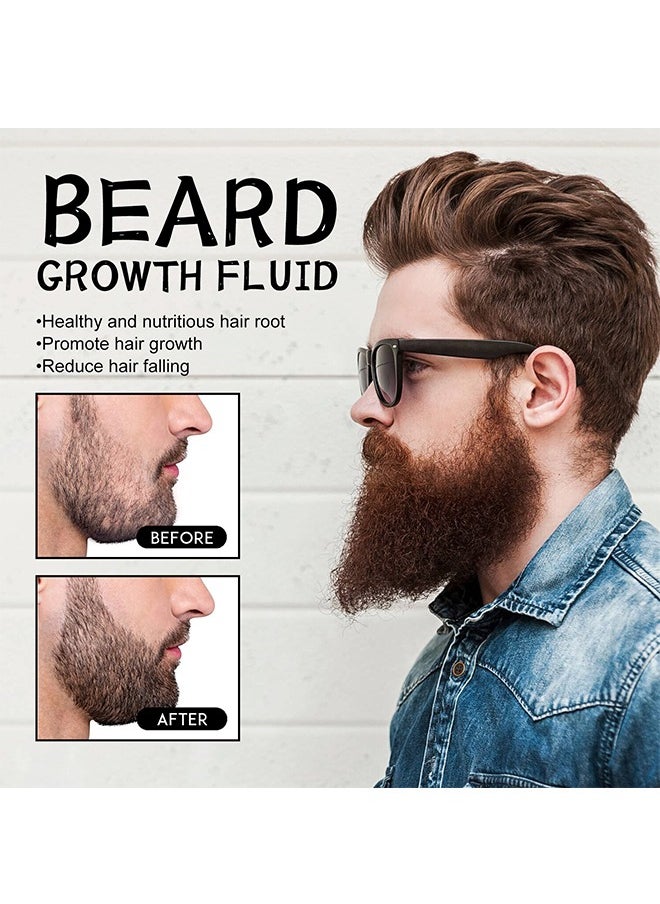 Beard Growth Fluid, Reduce Hair Falling, Thickening Care Maintenance Liquid, Moisturizing Beard Growth Spray 30ML