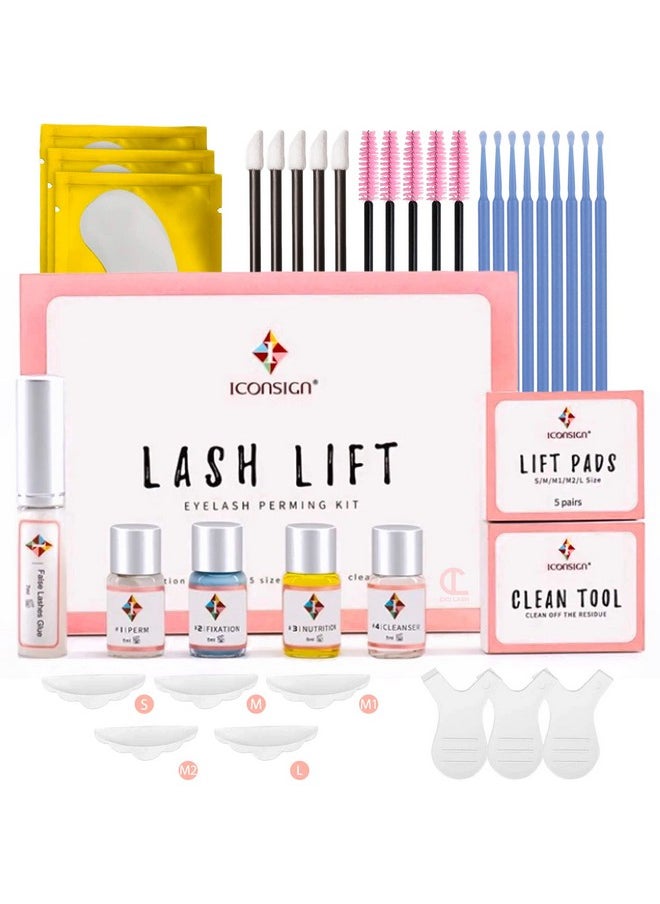 2024 Lash Lift Kit | Professional Instant Perming, Lifting & Curling For Eyelashes | Semi-Permanent Salon & Diy Home Use | Includes Eye Shields, Pads, And Accessories